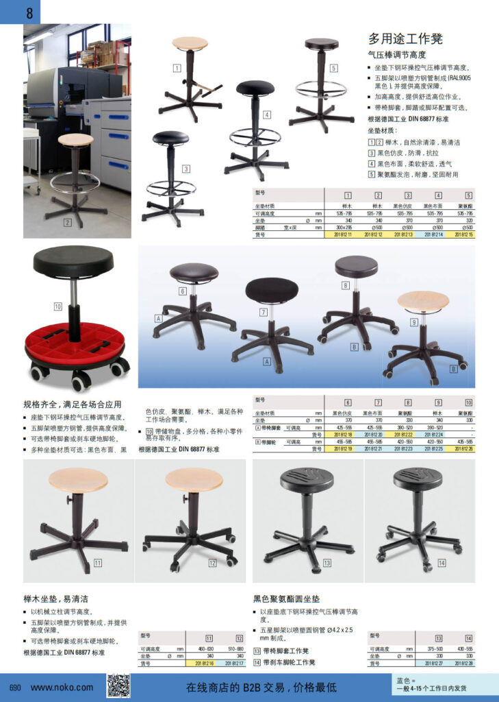 NOKO 工位器具 工作凳