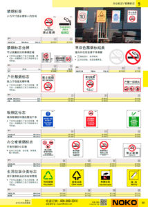 NOKO 安全 吸烟标识