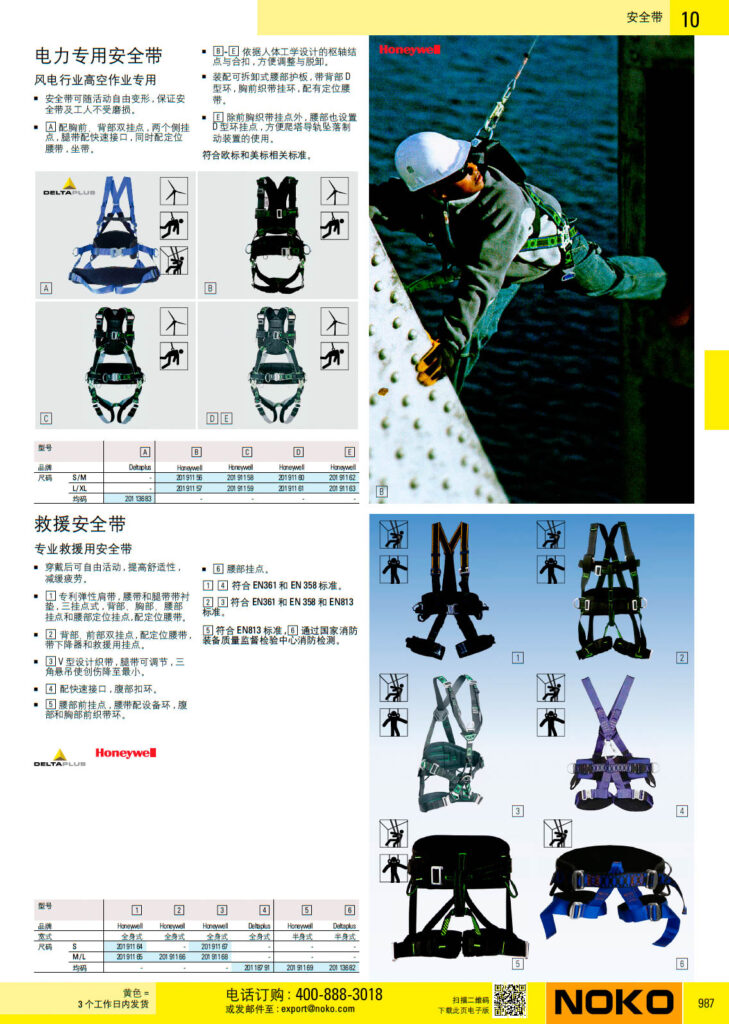 NOKO 个人防护救援 安全带